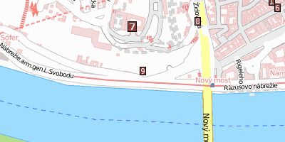 Stadtplan Schlossgrund  Bratislava