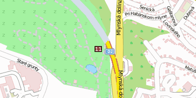 Stadtplan Zoologischer Garten Bratislava
