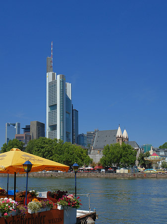 Fotos Skyline von Frankfurt mit Schöfferhofer Weizen