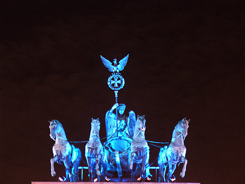 Quadriga bei Nacht Foto 