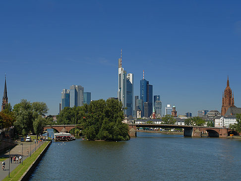 Foto Blick von Obermainbrücke - Frankfurt am Main