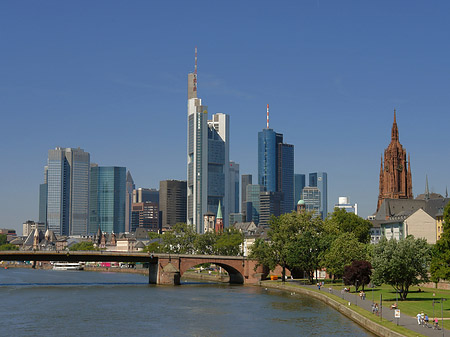 Foto Skyline von Frankfurt - Frankfurt am Main